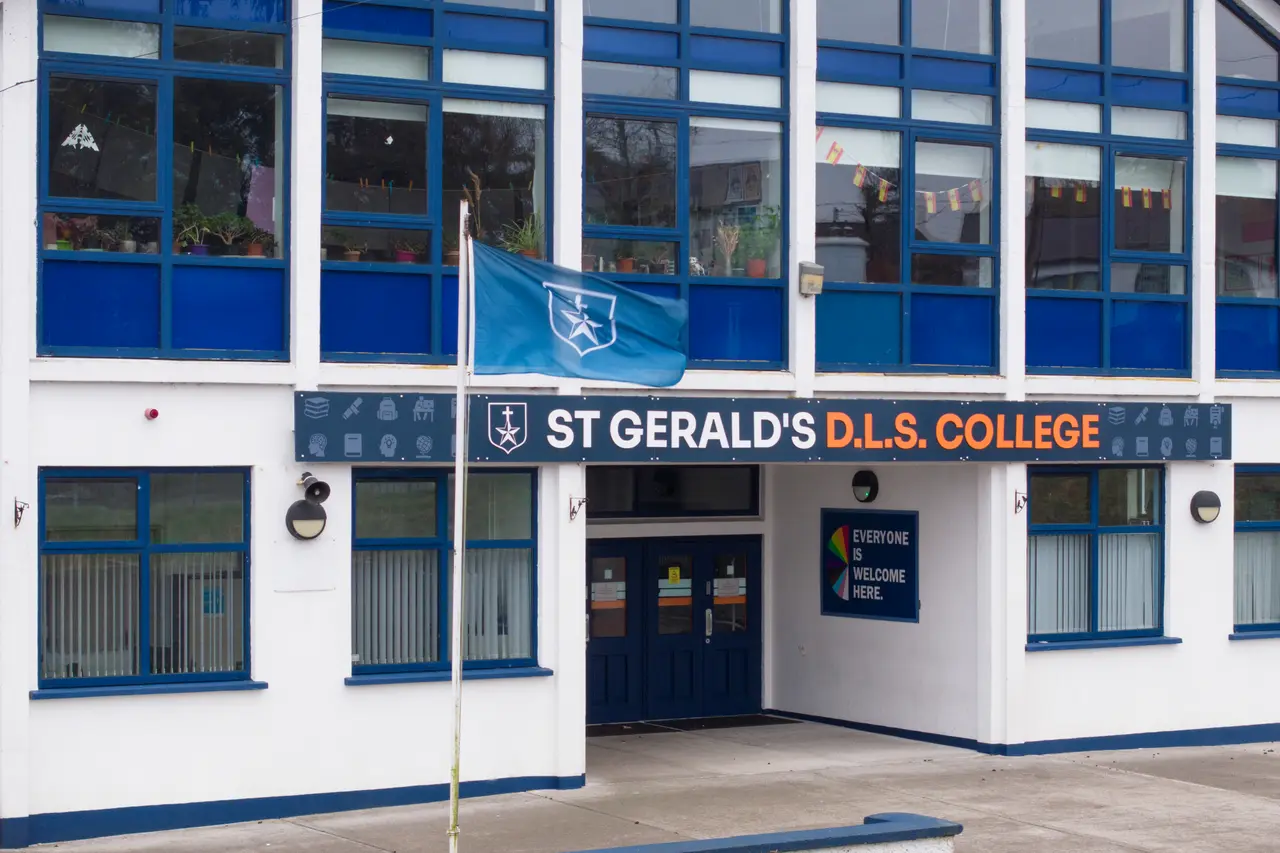 The entrance to St Gerald's D.L.S. College